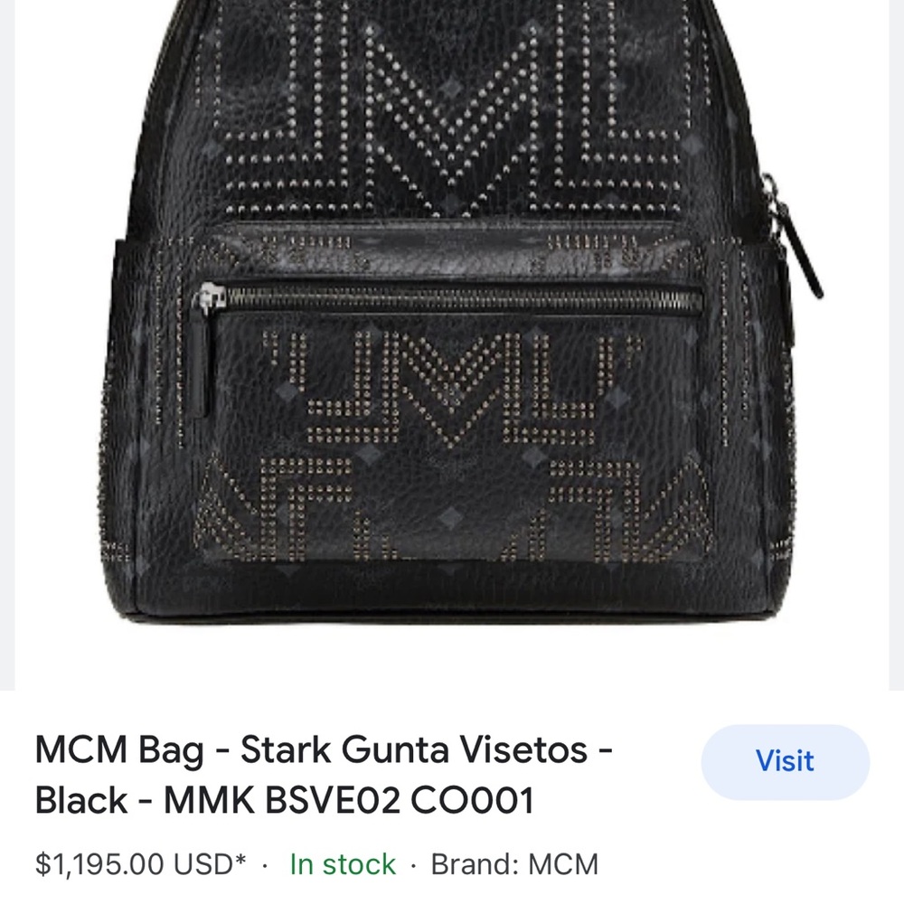 Mcm bookbag